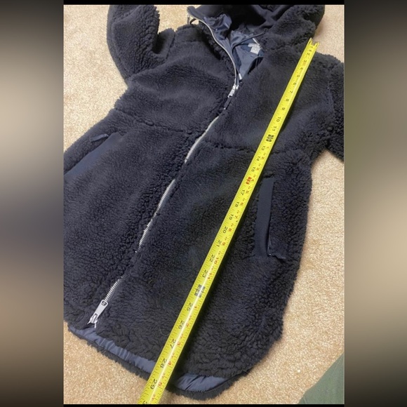 Falls Creek Charcoal Teddy Jacket with Hood - Picture 6 of 6